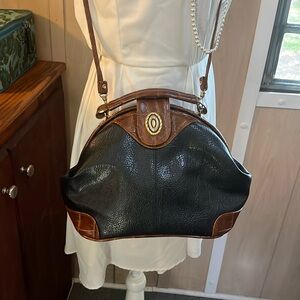 Jackson handbag vintage black and brown EUC